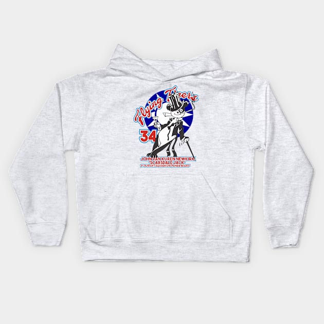 Jack Newkirk - 34 - Flying Tigers Kids Hoodie by MBK